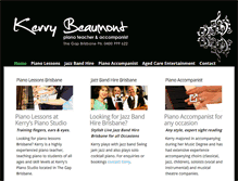 Tablet Screenshot of kerrybeaumont.com.au